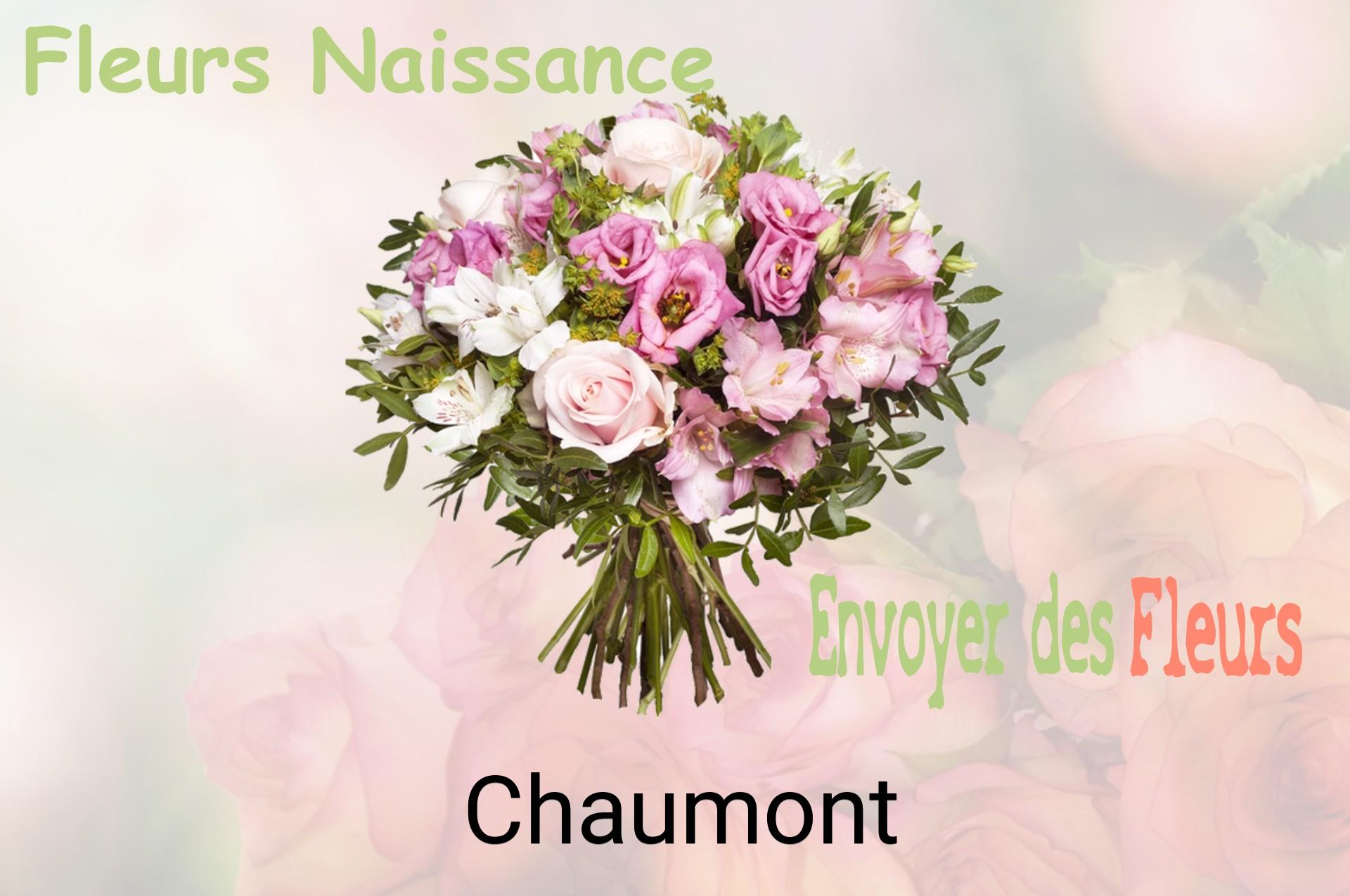Bouquet de fleurs de naissance livré à Chaumont
