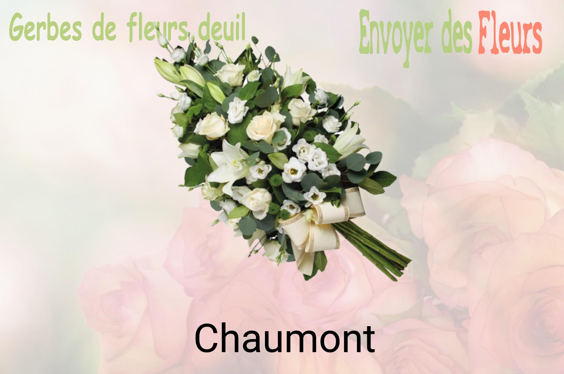 Gerbe de fleurs de deuil livrée à Chaumont